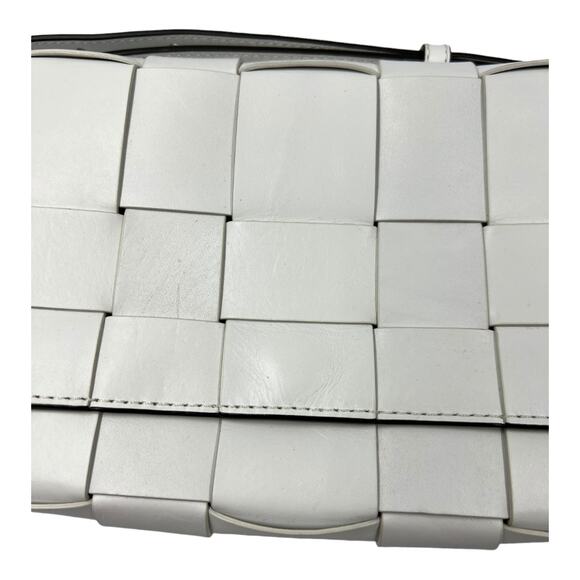 Michael Kors Lattice Leather While Crossbody Handbag - Picture 4 of 8